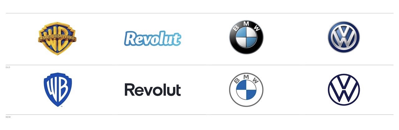 flat design wb bmw vw revolut