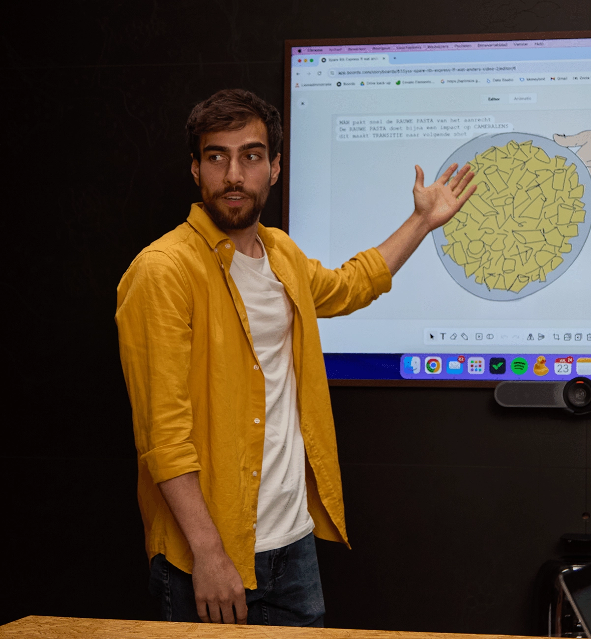 Het concept van een promotiefilm