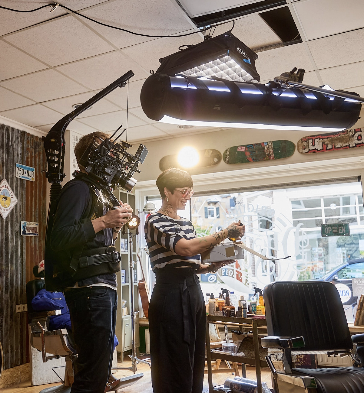 behind the scenes van een promotiefilm laten maken